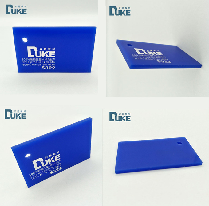 UV Resistant Colorful Plexiglass 3mm Cast Acrylic Plate For Signage Use