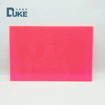 100% Virgin Mitsubishi MMA Pink Plexiglass Day Night Acrylic Sheet 1.2g/Cm3