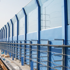 Railway Highway Sound Barrier Acrylic Panels Transparent 30mm