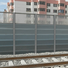 UV Protected Traffic Noise Barrier Fence Acrylic Sheet Noise Barrier