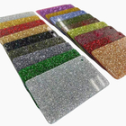 4*8ft 3mm High Glossy Acrylic Colorful Glitter Sheet Laser Cutting For Decoration Craft