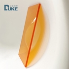 1/4" 1/8" Transparent Orange Tinted Acrylic Plexiglass Sheet 3mm Thick Nominal Size