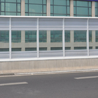 Surface Gloss PMMA Sound Absort Barrier Railway Sound Proof Fence