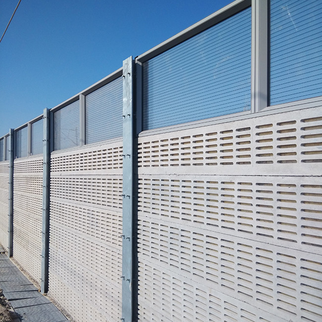 Highway Sound Barrier Fence Reduction Noise System Noise Barrier Panel