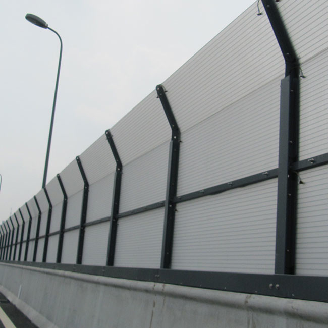 Highways Perforated Metal Acoustic Panels Sound Barrier Fence Sheets