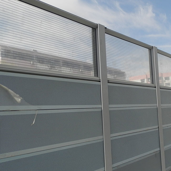 Railway Clear Acrylic Noise Proof Highway Sound Barrier Walls Fence