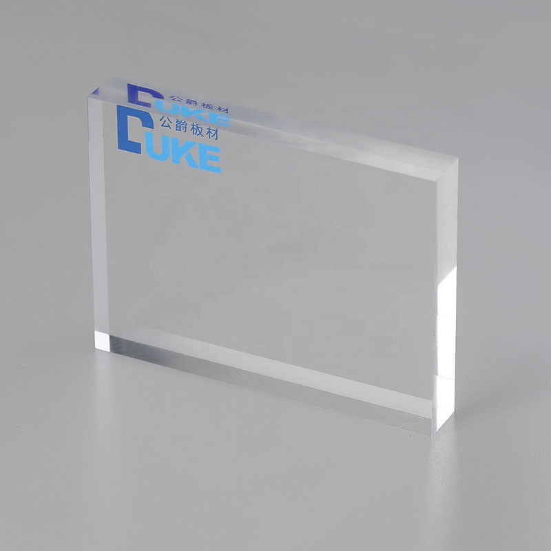 8mm Clear PMMA Cast Acrylic Sheets Heat Resistant Custom Size Laser Cutting UV Printing Engraving Advertising Light