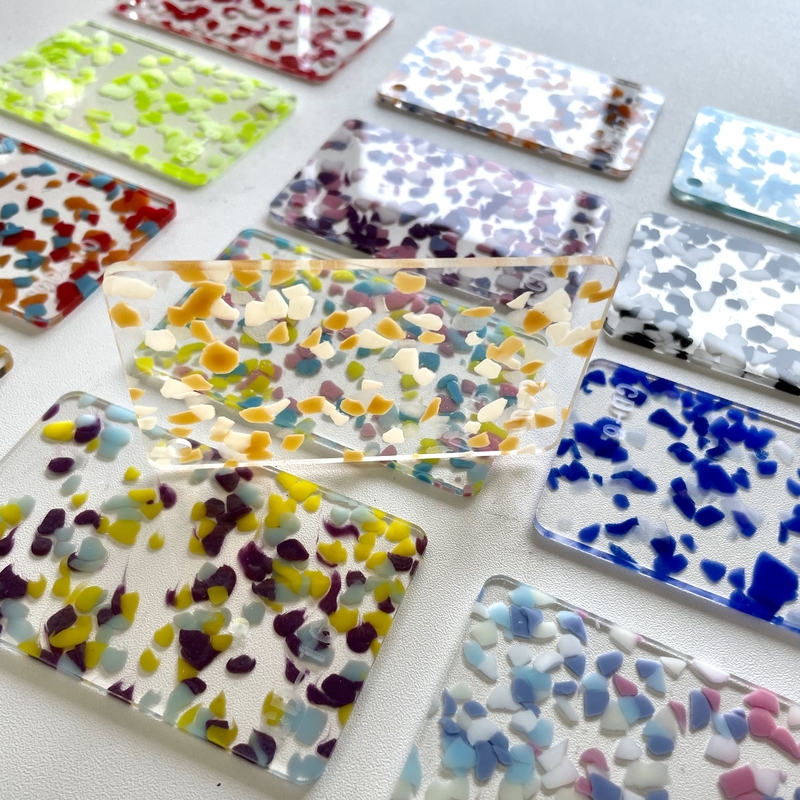 3mm Transparent Special Color Patterned Acrylic Plexiglass Panel For Decoration Craft
