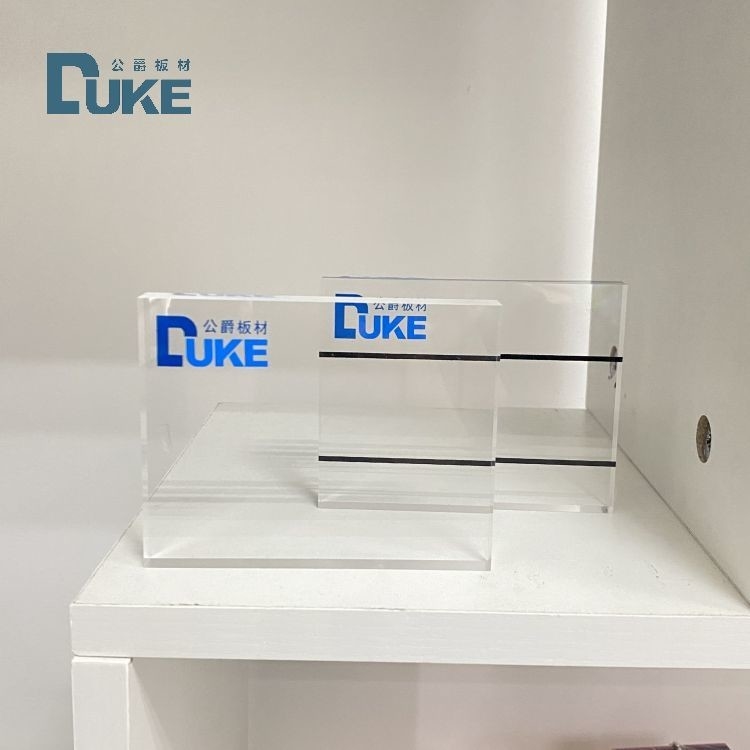 Duke Manufacturer's 8mm Anti-UV Acrylic Board 20x30ft SoundProof Fence UV 4mm PMMA for Municipal Construction Engraving Included