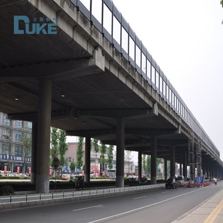 100% Virgin Material Cast Acrylic Sheet 5mm to 20mm Thickness Durable Panel for Outdoor Sound Barrier / Noise Barrier