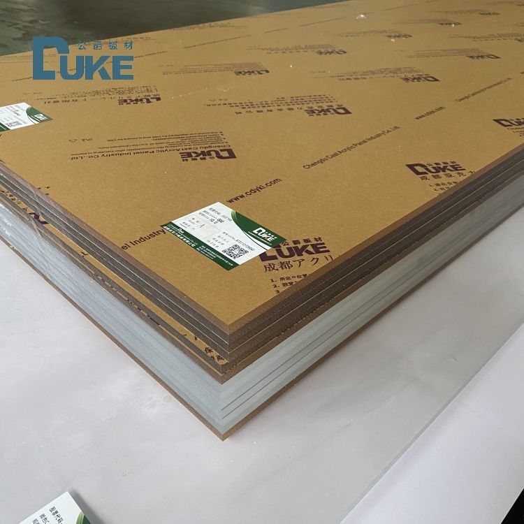Duke Optical-Grade Cast Acrylic Sheet 100% Virgin Mitsubishi MMA High Clarity 92% Mirror Precision 10mm 2mm UV Printable Plastic