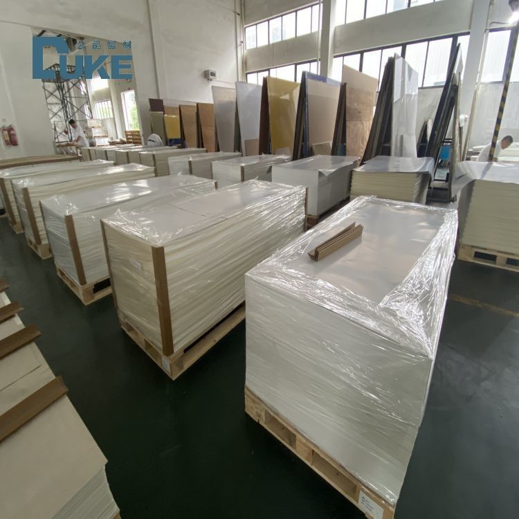 DUKE Sanitary Grade Anti-Mold Cast Acrylic Sheet 3mm White PMMA for Bathtub Customizable Cutting Service 