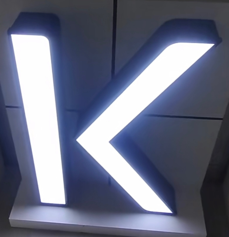 Blue And White Plexiglass Panel Blue Sign Color Change Acrylic For Night Use