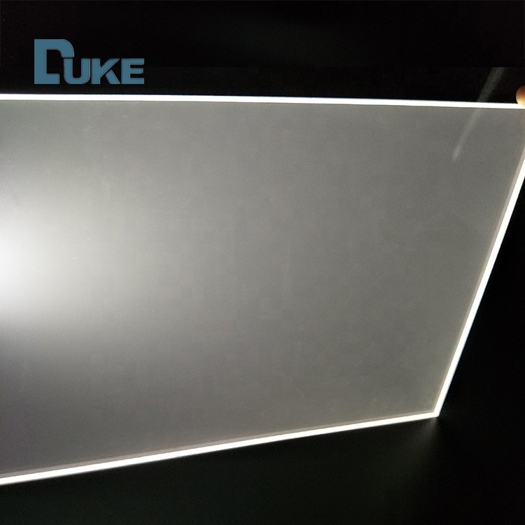 Uniform Light Transmittance Nano LGP Edge Lit Smooth Surface Clear Acrylic Light Guide Plate