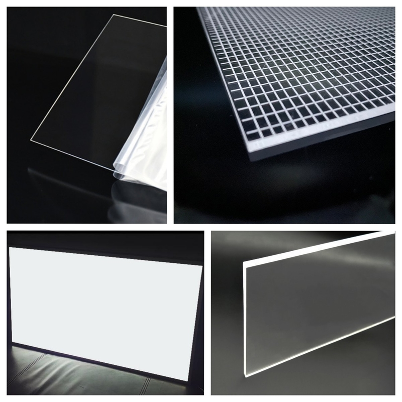 92% Light Transmittance LGP Acrylic Sheet For Lighting Light Guide Panel