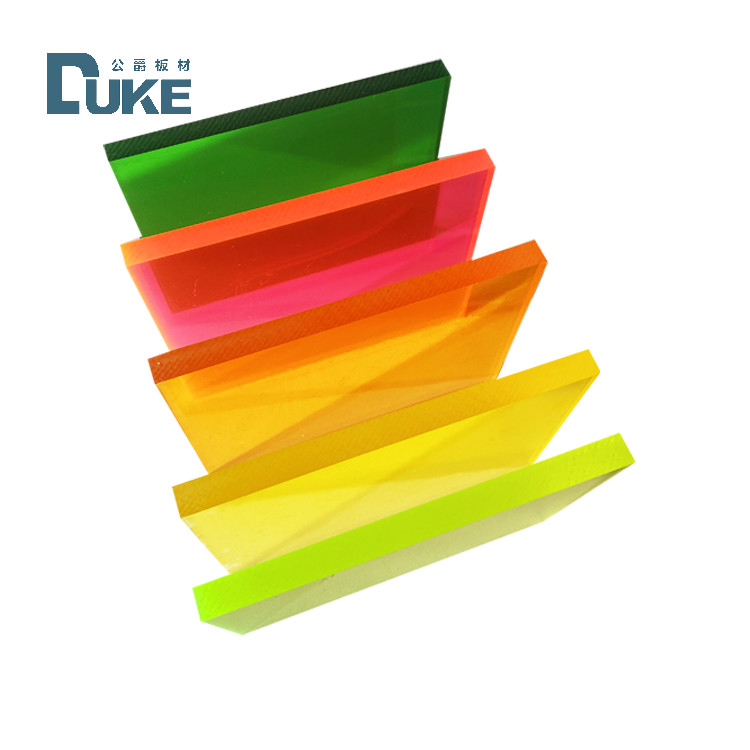 Custom Size Translucent Solid Colored PMMA Acrylic Sheets
