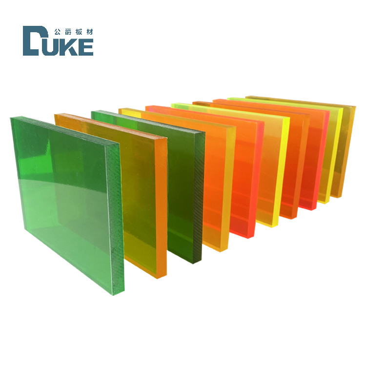 15mm Thick Tinted Plexi Colorful Acrylic Sheets Plastic Sheet For Signage