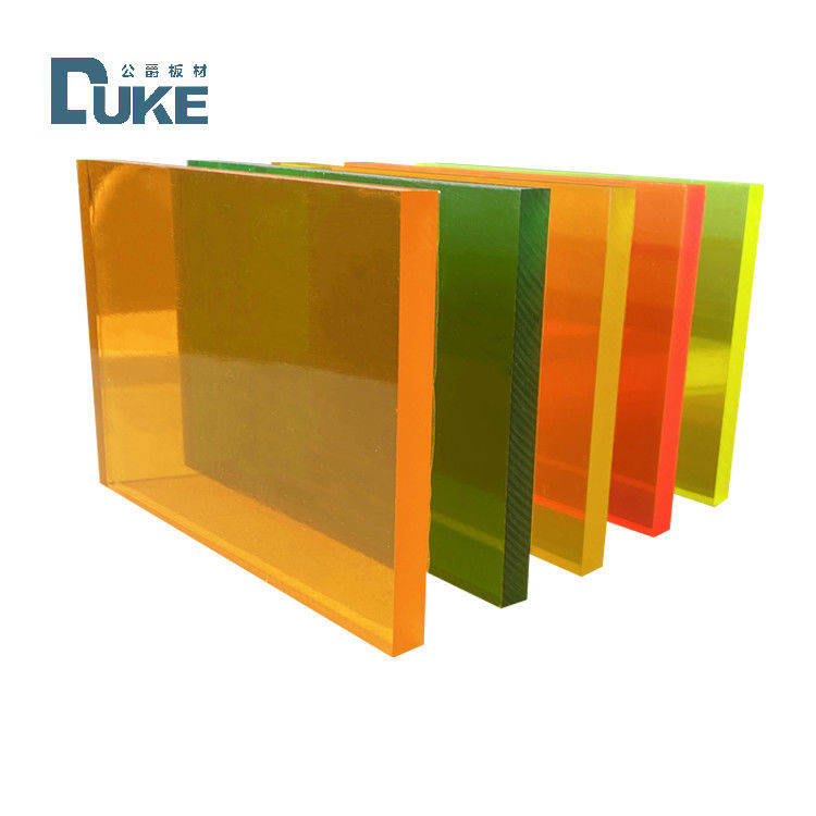 Custom 50mm Cast PMMA Heat Resistant Fluorescent Panel 12mm/10mm/20mm Acrylic Plastic Sheets Advertising Sign Decoration Board