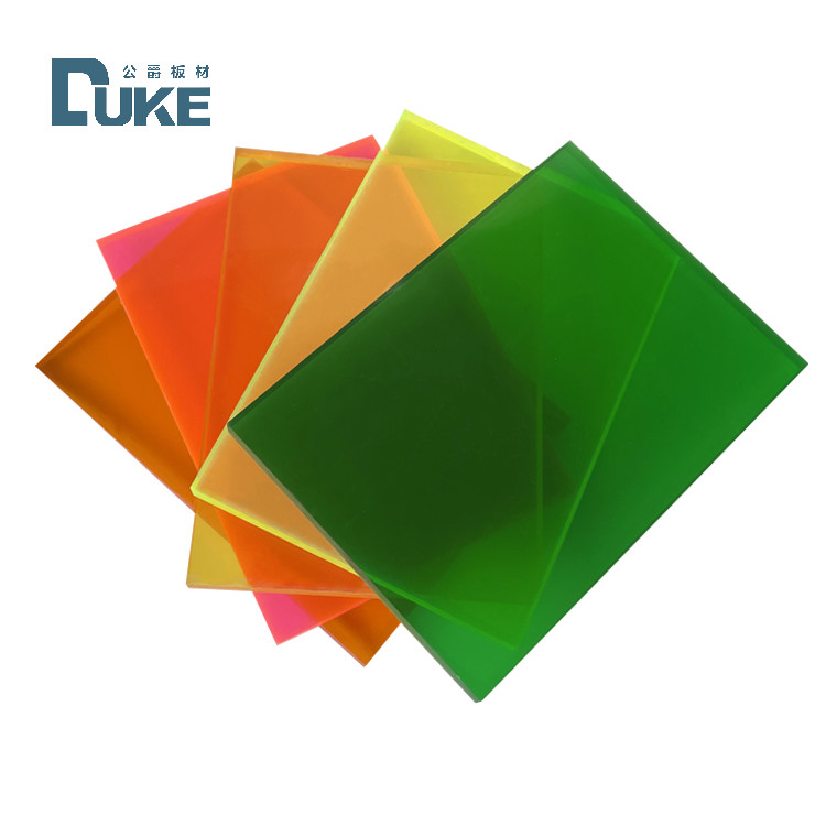 Semi Transparent Plastic Sheets 2.8mm Acrylic Board Colored Plexiglass For Laser Cutting