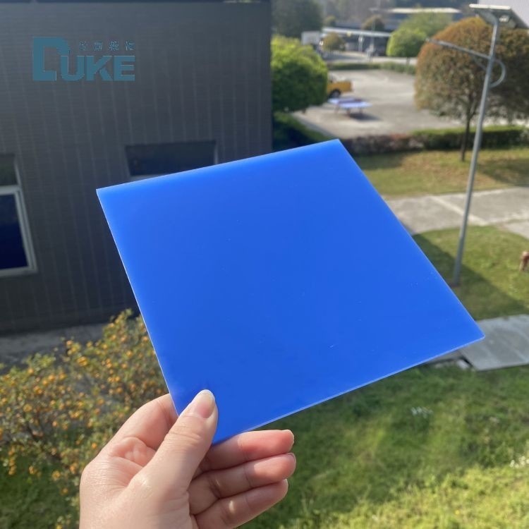 Blue And White Plexiglass Panel Blue Sign Color Change Acrylic For Night Use