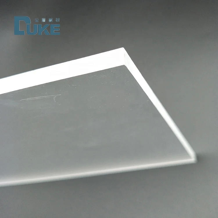 Virgin MMA Cast Acrylic Sheet Mitsubishi Grade 92% Light Transmission High Clarity  Custom Size Cutting