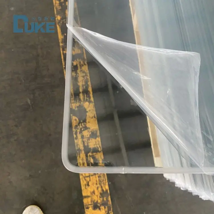 Virgin MMA Cast Acrylic Sheet Mitsubishi Grade 92% Light Transmission High Clarity  Custom Size Cutting
