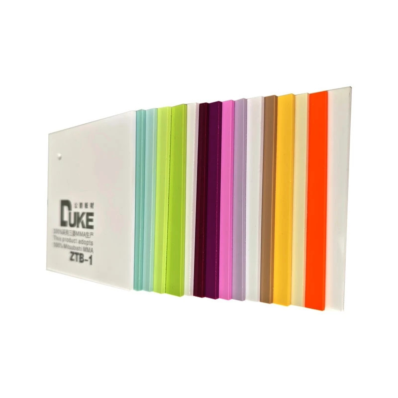 Duke 100% Virgin Mitsubishi Cast Acrylic Sheet Custom Colorful Bathtub Plastic Sheet Competitive Price 12mm 5mm Cutting MMA
