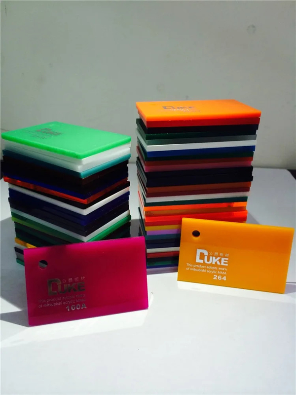 Duke 100% Virgin Mitsubishi Cast Acrylic Sheet Custom Colorful Bathtub Plastic Sheet Competitive Price 12mm 5mm Cutting MMA