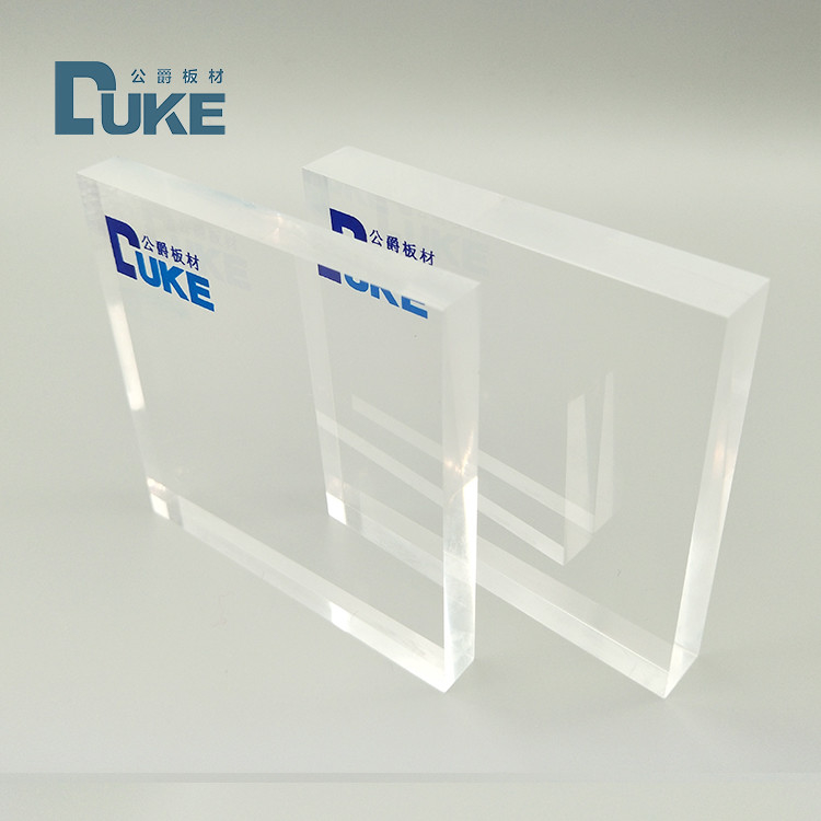 High Clarity Optical Cast Acrylic Sheet Virgin Mitsubishi MMA 92% Light Transmission Custom cutting