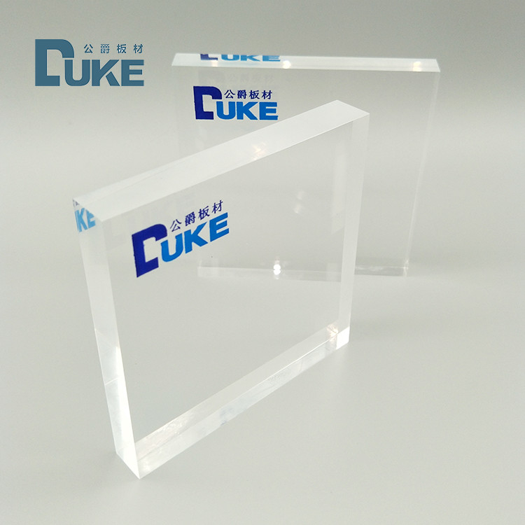 High Clarity Optical Cast Acrylic Sheet Virgin Mitsubishi MMA 92% Light Transmission Custom cutting