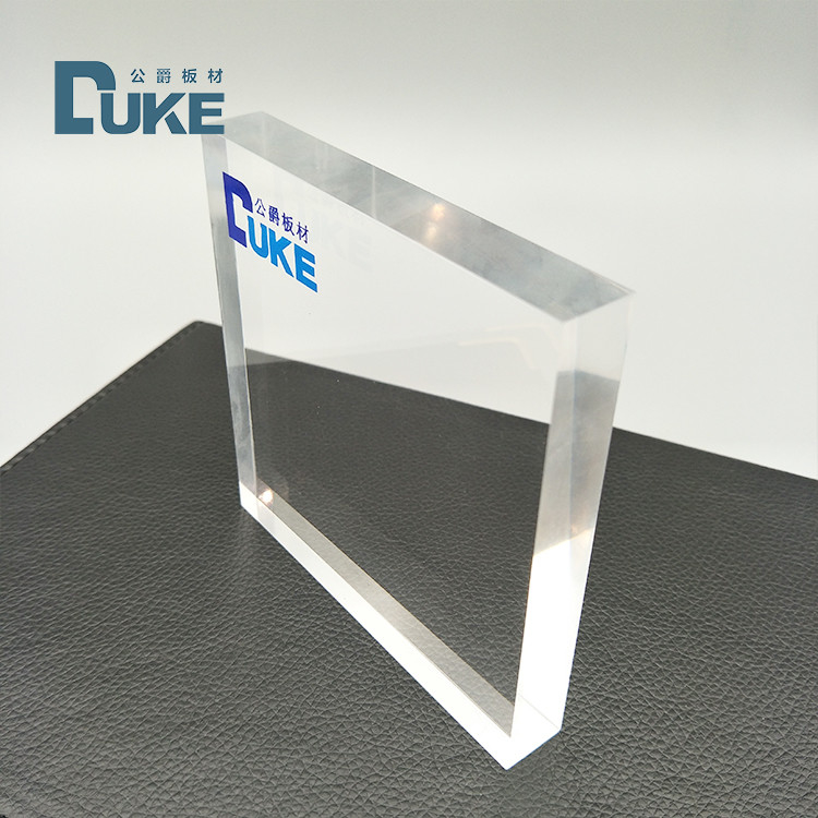 High Clarity Optical Cast Acrylic Sheet Virgin Mitsubishi MMA 92% Light Transmission Custom cutting