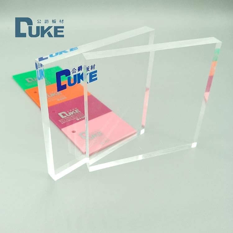 8mm Clear PMMA Cast Acrylic Sheets Heat Resistant Custom Size Laser Cutting UV Printing Engraving Advertising Light