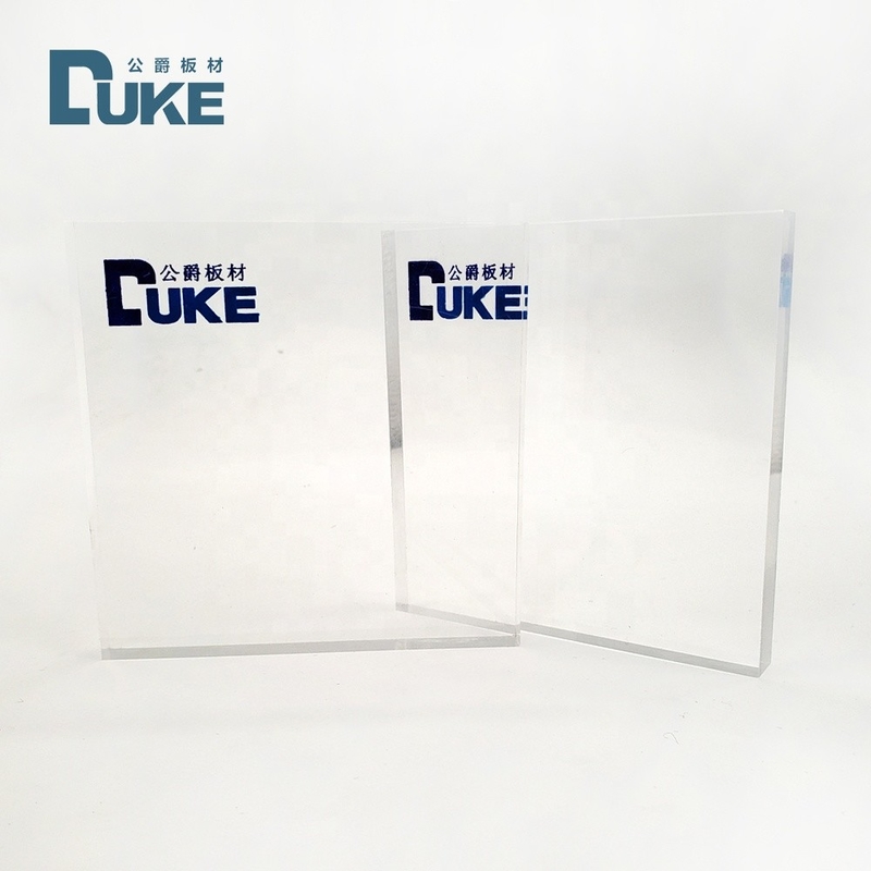 High Clarity Optical Cast Acrylic Sheet Virgin Mitsubishi MMA 92% Light Transmission Custom cutting