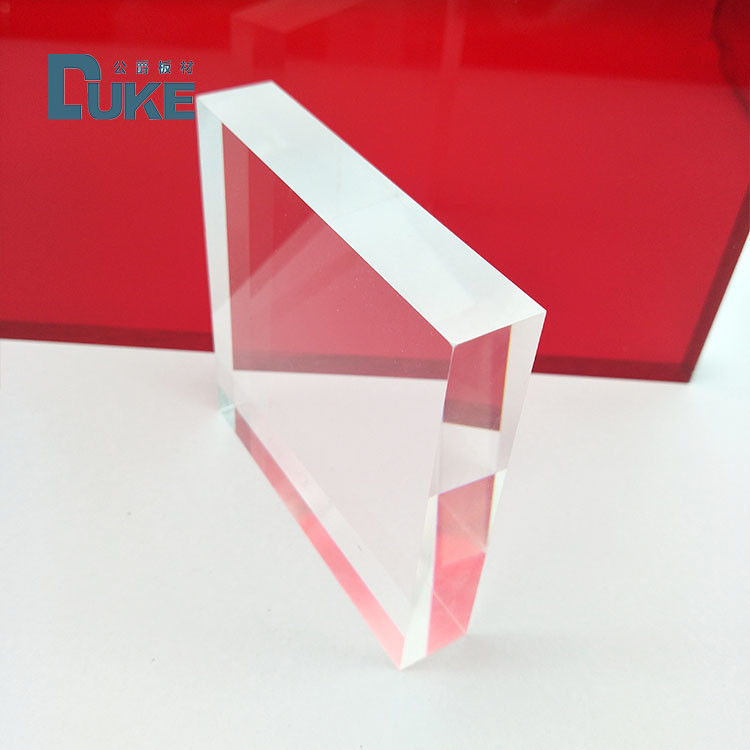 8mm Clear PMMA Cast Acrylic Sheets Heat Resistant Custom Size Laser Cutting UV Printing Engraving Advertising Light