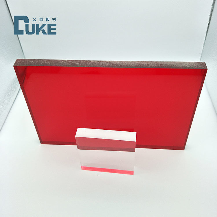 8mm Clear PMMA Cast Acrylic Sheets Heat Resistant Custom Size Laser Cutting UV Printing Engraving Advertising Light