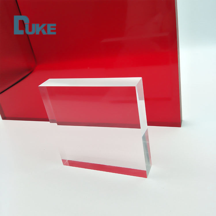 8mm Clear PMMA Cast Acrylic Sheets Heat Resistant Custom Size Laser Cutting UV Printing Engraving Advertising Light