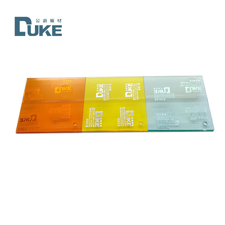 Colorful Plexiglass Board Bullet Resistant