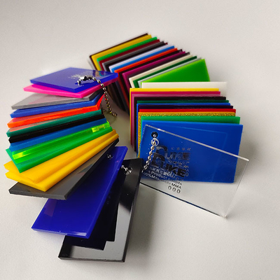 High Glossy Color Sign Acrylic Sheet Waterproof For Signs Lamphouse