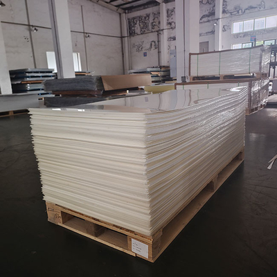 1220*2440mm Mitsubishi MMA White Sanitary Acrylic Sheet For Bathtub
