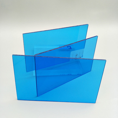 3mm 8mm Transparent Blue Pmma Cast Acrylic Sheet Signage Material
