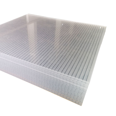 100% Mitsubishi MMA Acrylic Sheet Curved Sound Barrier Fence 12mm