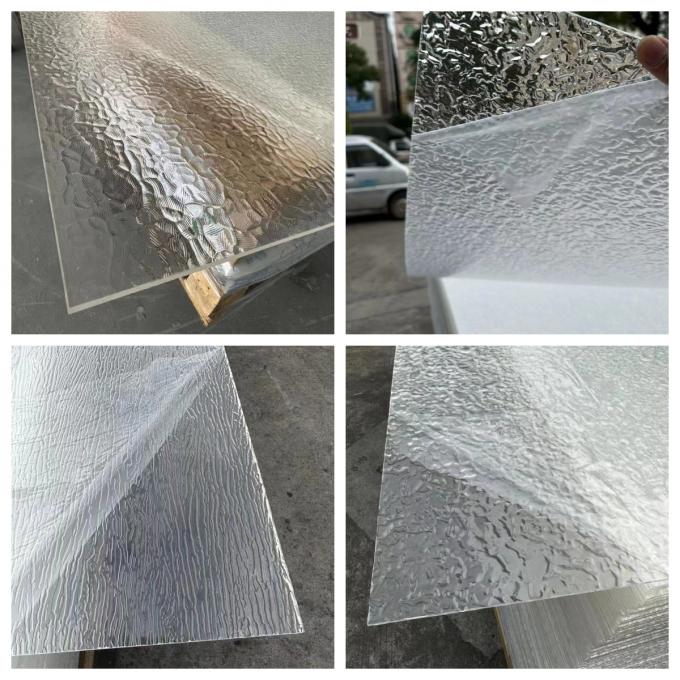 Perspex Break Pattern Reeded Decorative Pattern Grey Acrylic Perspex Sheet in 1220*2440mm for ...